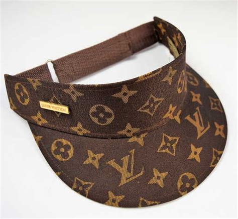 louis vuitton visor replica|false louis vuitton logos.